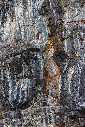 Pattern in rock cliffs of Genovesa Island-Galapagos Islands-Ecuador Art Print